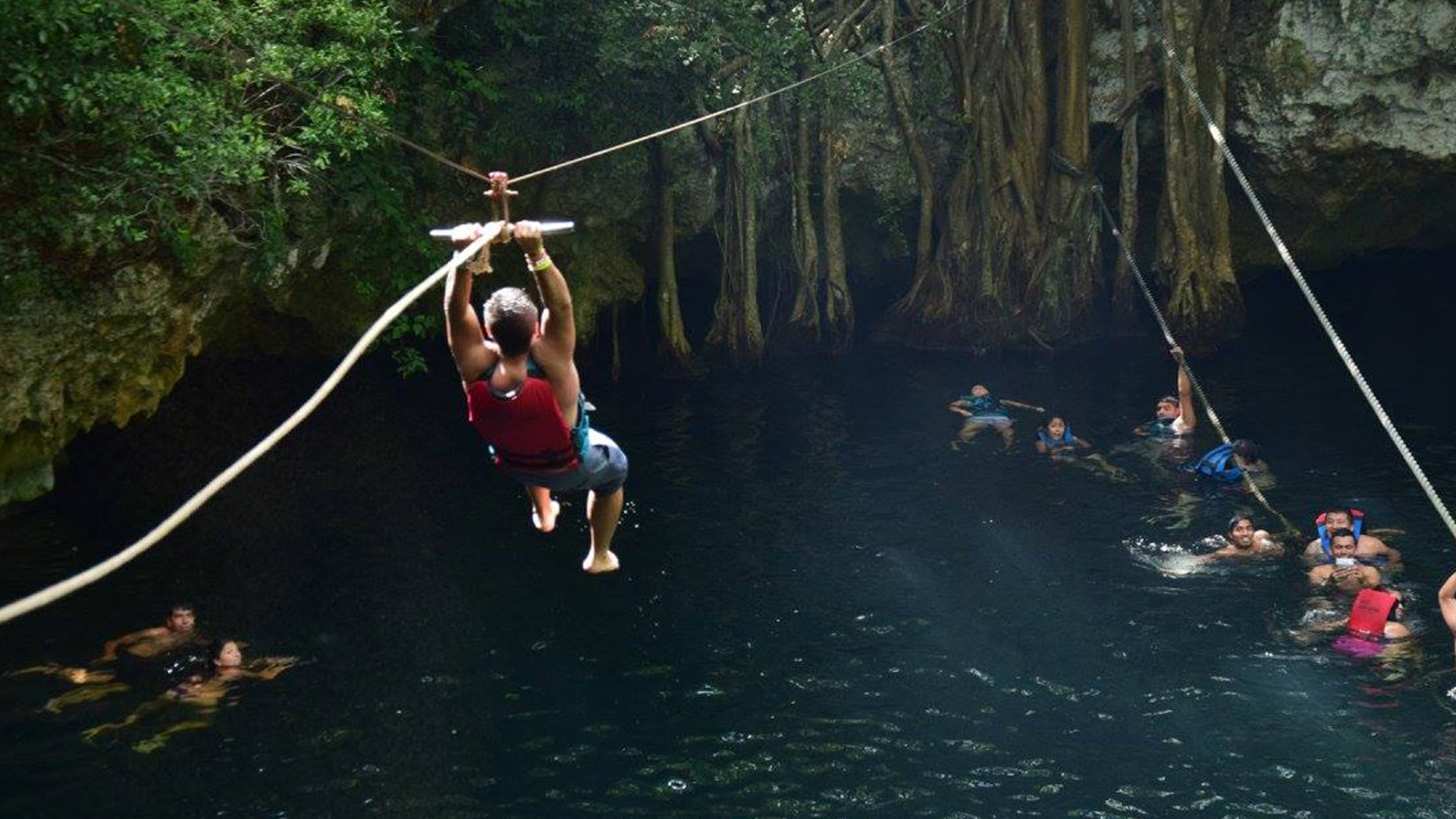 Combo 3x1 Zipline, Shared ATV and Cenote