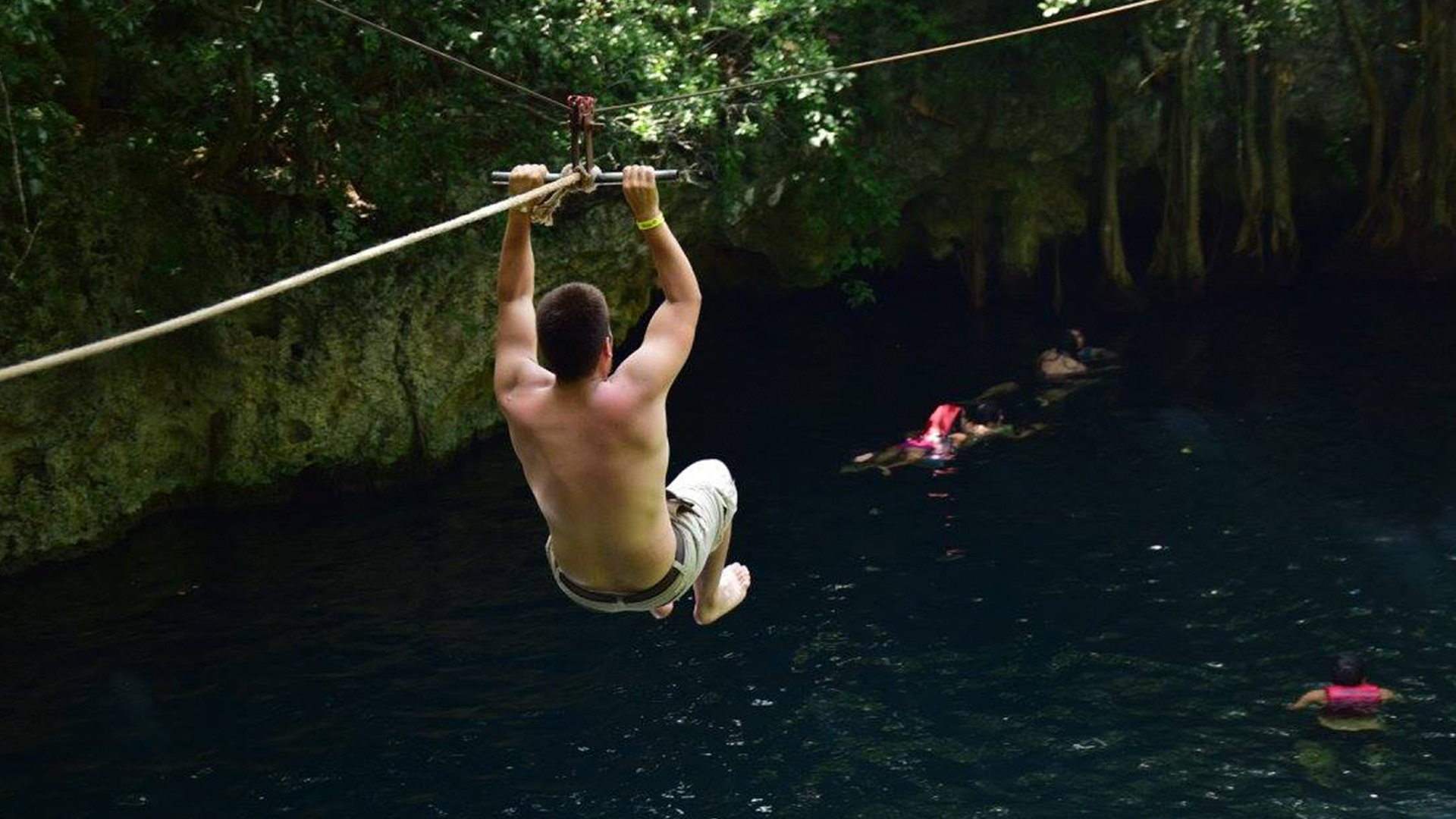 Combo 3x1 Zipline, Shared ATV and Cenote